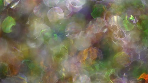 Abstract Shimmering Background with Bokeh Effects