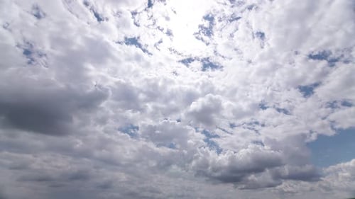Regen, Wolken, Bewegung aus der Kamera, Zeitraffer