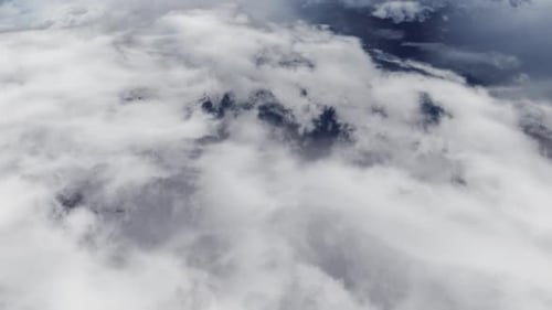 Über den Wolken fliegen Zeitraffer