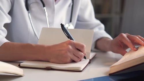 Medical Research Female Doctor Study Education