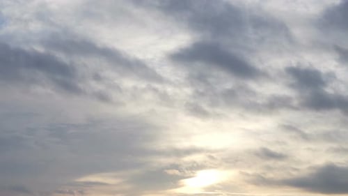 Time Lapse Clouds at Sunset