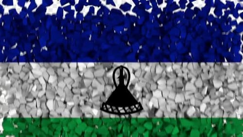 Shatter and Rebuild Transition Effect