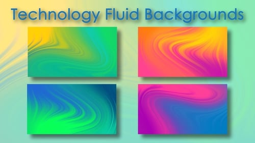 Colorful Abstract Fluid Gradient Animated Backgrounds