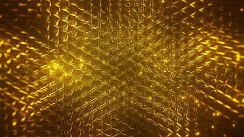 Goldener abstrakter