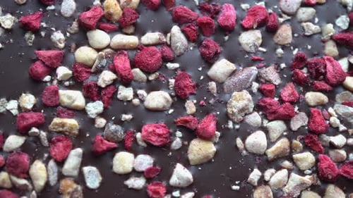 Chocolate With Raspberries And Nuts 2