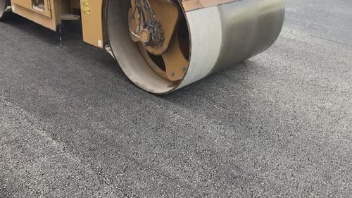 Asphalt Roller Leveling Road Pressure