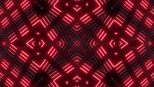 Set mit 4K-roten Neon-VJ-Hintergründen