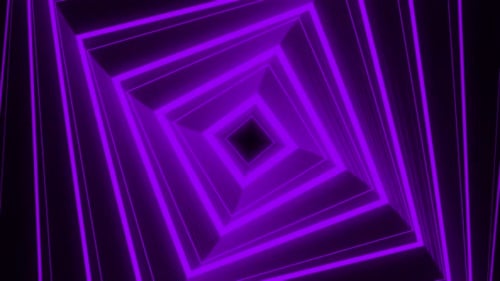 Abstract Purple Tunnel Background