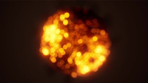 Abstract Background with Moving and Flicker Particles