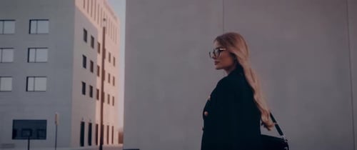 Secretary Woman with Glasses