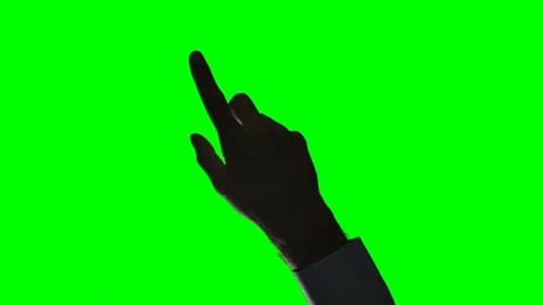 Hand einer Person, die den digitalen Bildschirm berührt 4k