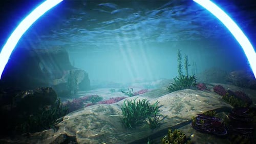 Blue Circle LED-Licht Unterwasseraquarium