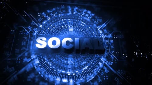 Animated Futuristic Cyber Technology Title Reveal