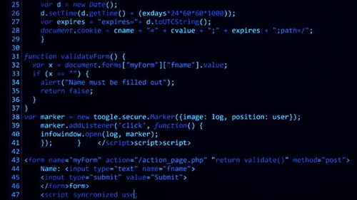 Programmation du code informatique