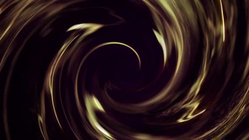 Dunkel glitzernder goldener Spiralbeweg