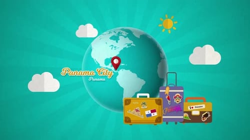 Panama Panama City Travel Destination 4K