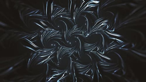 Abstract Flowing Glowing Lines Swirling Energy Background