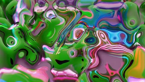 Neuer bunter futuristischer animierter Hintergrund für Wasserflüssigkeiten