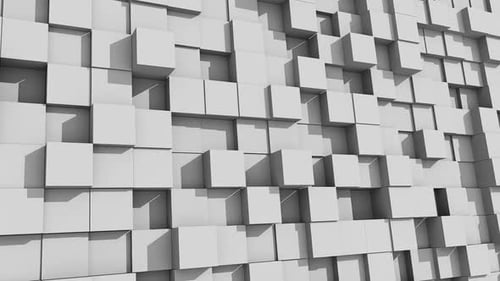 Blocs blancs qui entrent et sortent