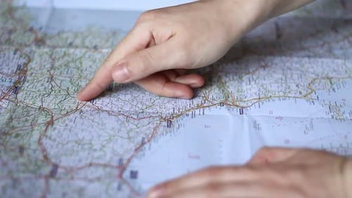 Mirar una ruta en un mapa