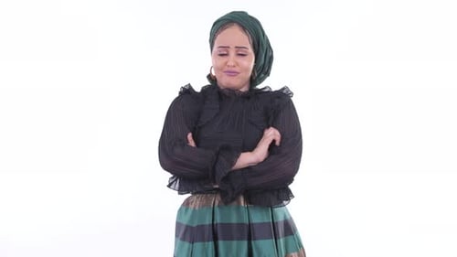 Woman Posing With a Variety of Emotions