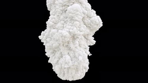 4K Huge Explosion With Alpha Channel