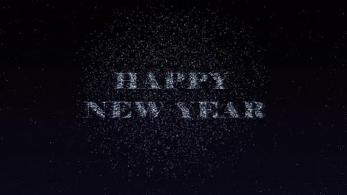 Feuerwerk Frohes Neues Jahr Hintergrund V4