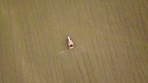 Tractor On The Field