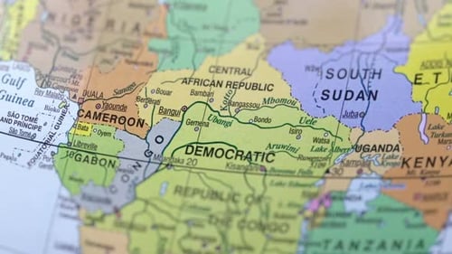 Colorful Political Map of Africa, Continents and Geography