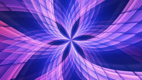 Abstract Glowing Organic Flowing Background