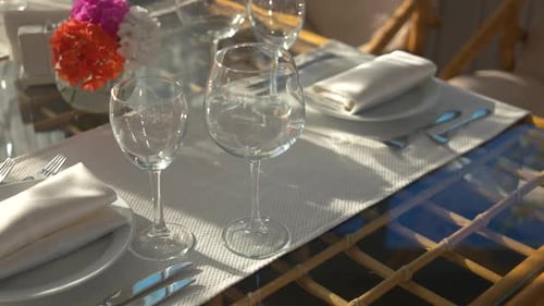 Elegant Table Setting for Dining Event