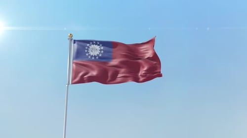 Myanmar Burma Flag
