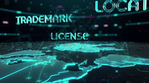 Franchise with Digital Technology Concept