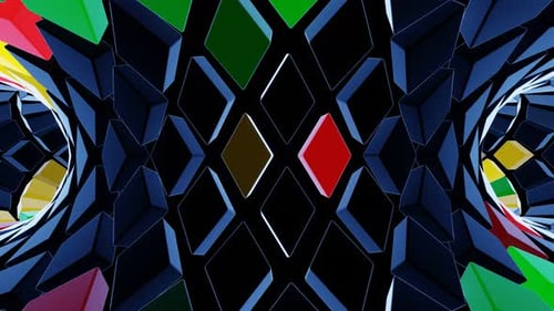 VJ LOOP Neonkarussell für Disco