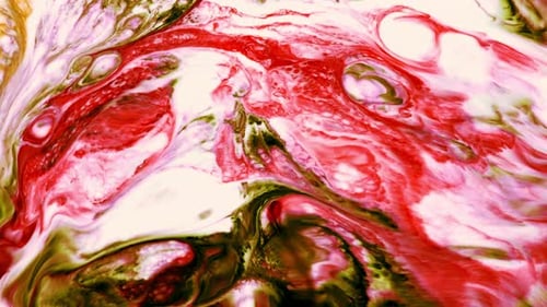 Explotion d'encre colorée abstraite