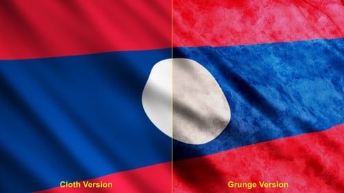 Flaggen von Laos
