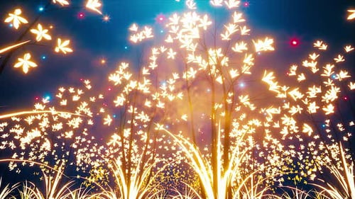 Leuchtende Blumen Magic Gagden