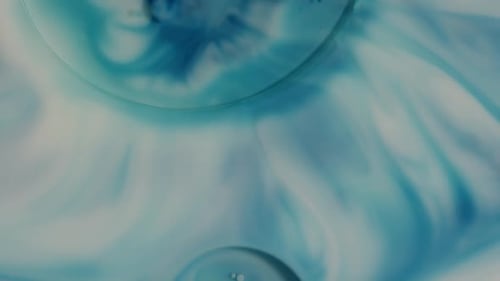 Abstract Background Fluid with Blue and White Texture