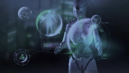 La inteligencia artificial alienígena estudia la estructura humana HD