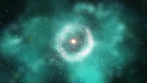 Sparkling Particle Reveal in Cosmic Fluid Motion