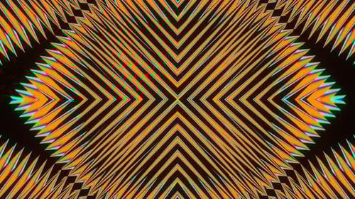 VJ Loop Pattern Looped Endless Orange 02