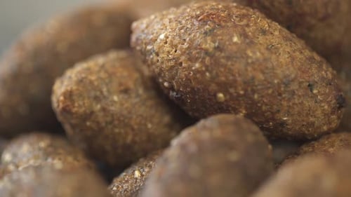 Close Up of Delicious Looking Kibbeh Balls