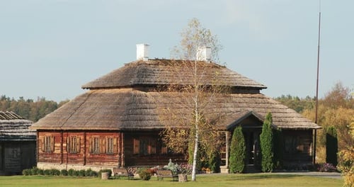 Kosava, Weißrussland, 16. Oktober 2019, Gedenkmuseum/Anwesen von Tadeusz Kosciuszko