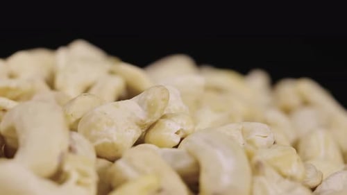Pile of Cashew Nuts Close Up