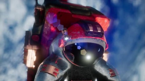 Astronaut In Outer Space