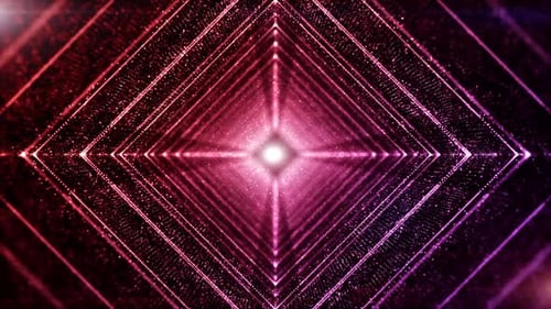 Square Digital Tunnel Of Cyberspace 867 FHD