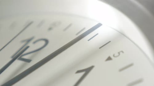 Analog Clock Minute Hand Time Passing