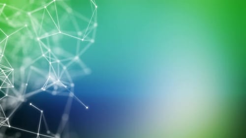 Animated Abstract Network Lines and Dots Background Loop