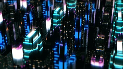 Light Dancing In The City