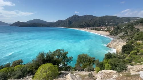 Ölüdeniz is a resort village on the southwest coast of Turkey.